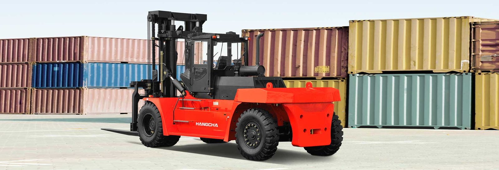 HC Forklift 20-25t Internal Combustion Counterbalanced Forklift Truck - Sudut Teknis 11