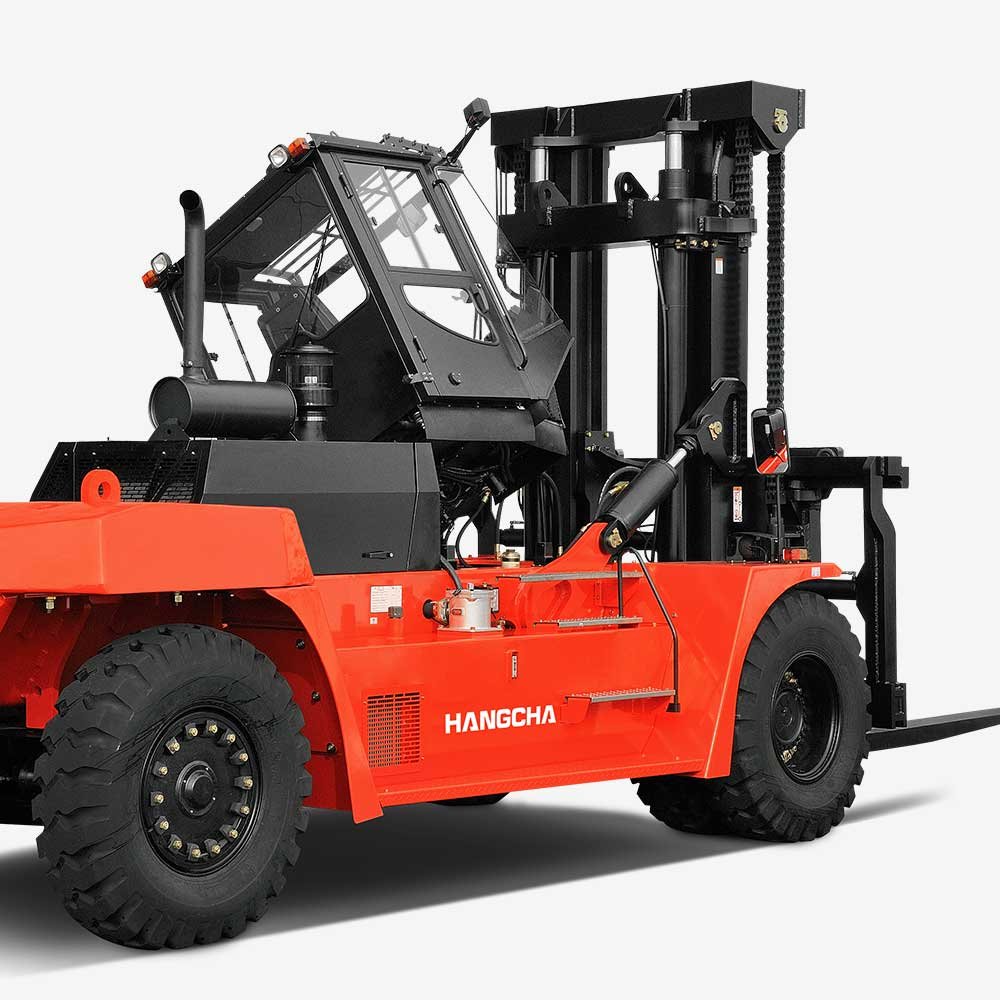 HC Forklift 20-25t Internal Combustion Counterbalanced Forklift Truck - Sudut Teknis 3