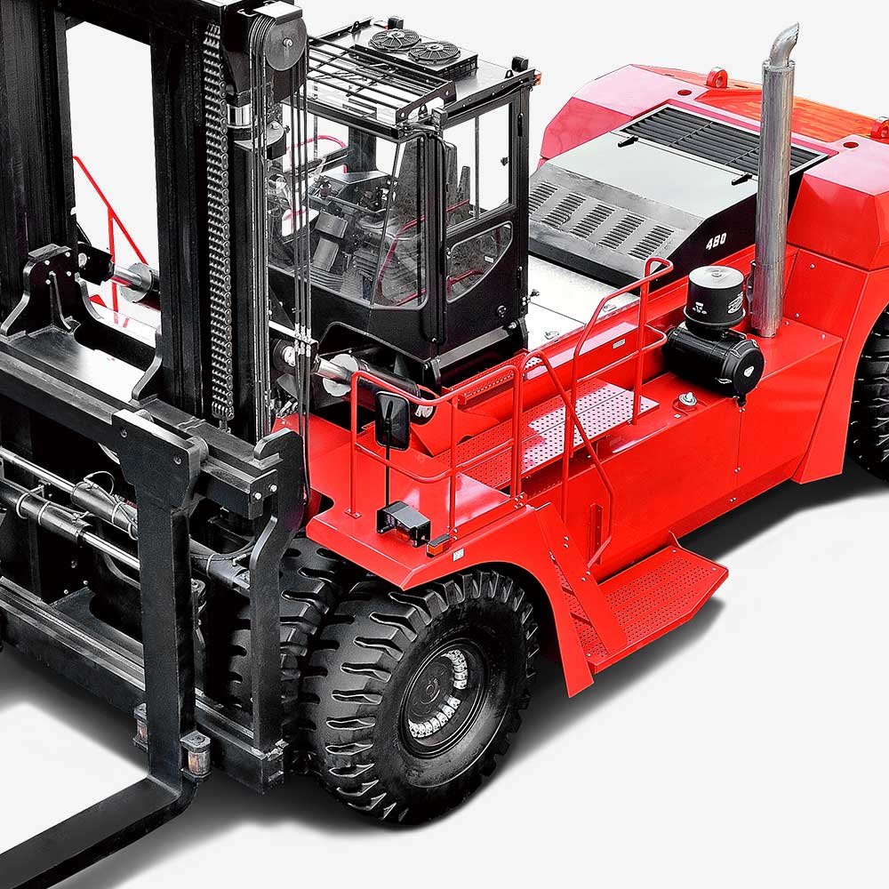 HC Forklift 38-48t Internal Combustion Counterbalanced Forklift Truck - Sudut Teknis 2