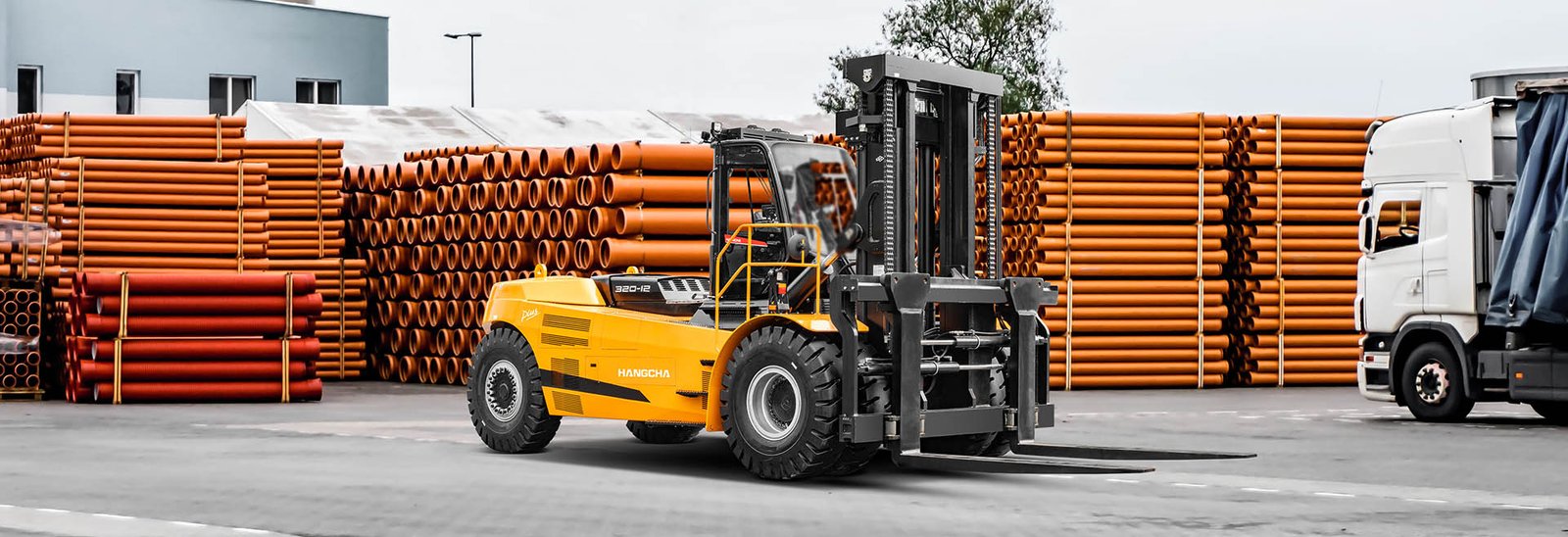 Spesifikasi HC Forklift XH series high-voltage lithium battery forklift 28-35t (Port Machinery)