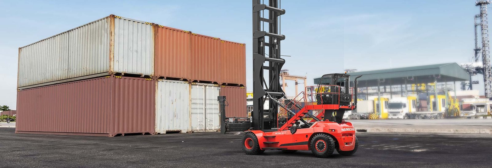 Spesifikasi Teknis HC Forklift X Series Empty Container Handler 9.0t (Port Machinery) Kapasitas 9,000kg