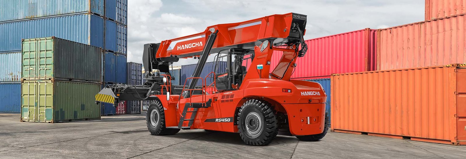 HC Forklift X Series Reachstacker 45t - Sudut Teknis 12