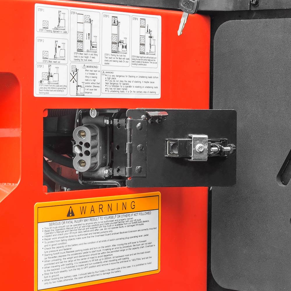 HC Forklift A Series Stand-on Reach Truck 1.5-1.8t - Sudut Teknis 3