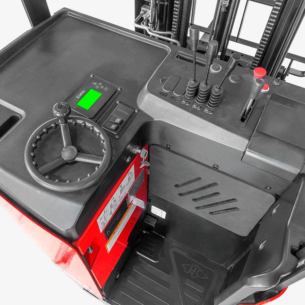 HC Forklift A Series Stand-on Reach Truck 1.5-1.8t - Sudut Teknis 5