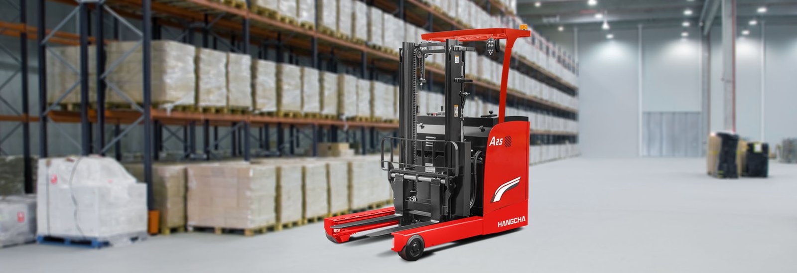 HC Forklift A Series Stand-on Reach Truck 2.0-2.5t - Sudut Teknis 10