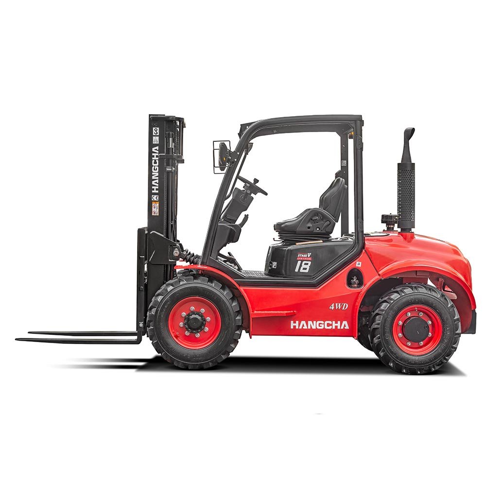 HC Forklift 1.5-1.8t Four-Wheel Drive Rough Terrain Forklift Truck - Sudut Teknis 6