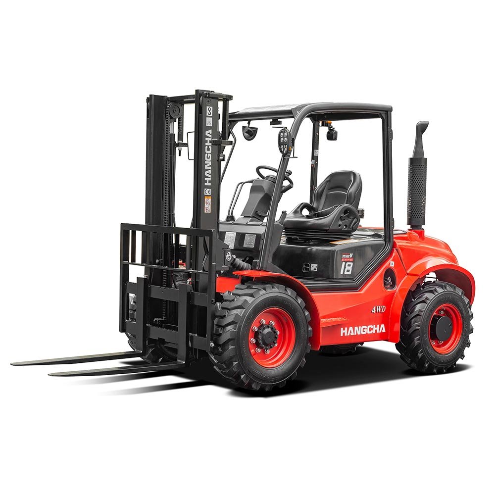 HC Forklift 1.5-1.8t Four-Wheel Drive Rough Terrain Forklift Truck - Sudut Teknis 7