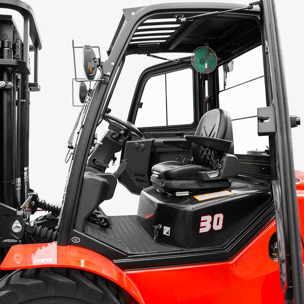 HC Forklift 2.5-3.5t Two-Wheel Drive Rough Terrain Forklift Truck - Sudut Teknis 4