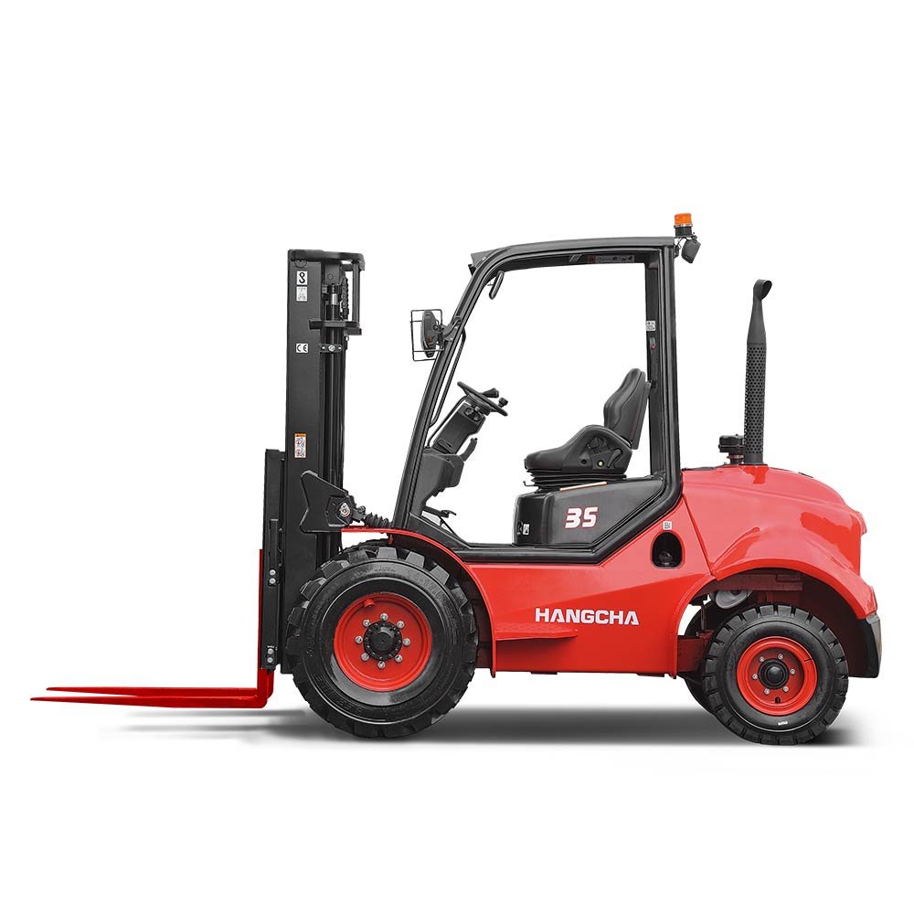 HC Forklift 2.5-3.5t Two-Wheel Drive Rough Terrain Forklift Truck - Sudut Teknis 6