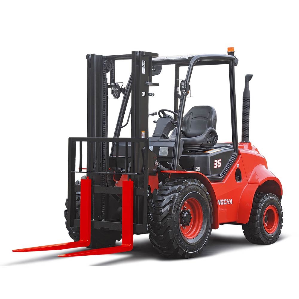 HC Forklift 2.5-3.5t Two-Wheel Drive Rough Terrain Forklift Truck - Sudut Teknis 7