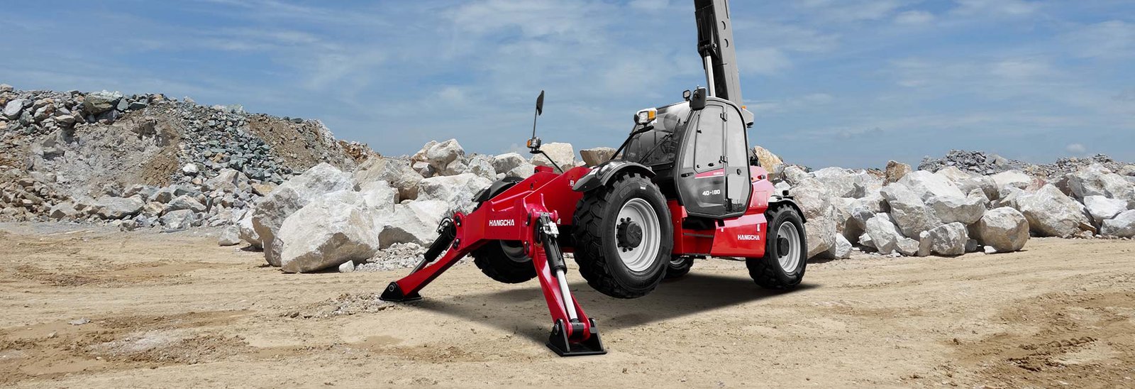 Spesifikasi Teknis HC Forklift X series diesel telehandler (Rough Terrain Trucks) Kapasitas 4,000kg