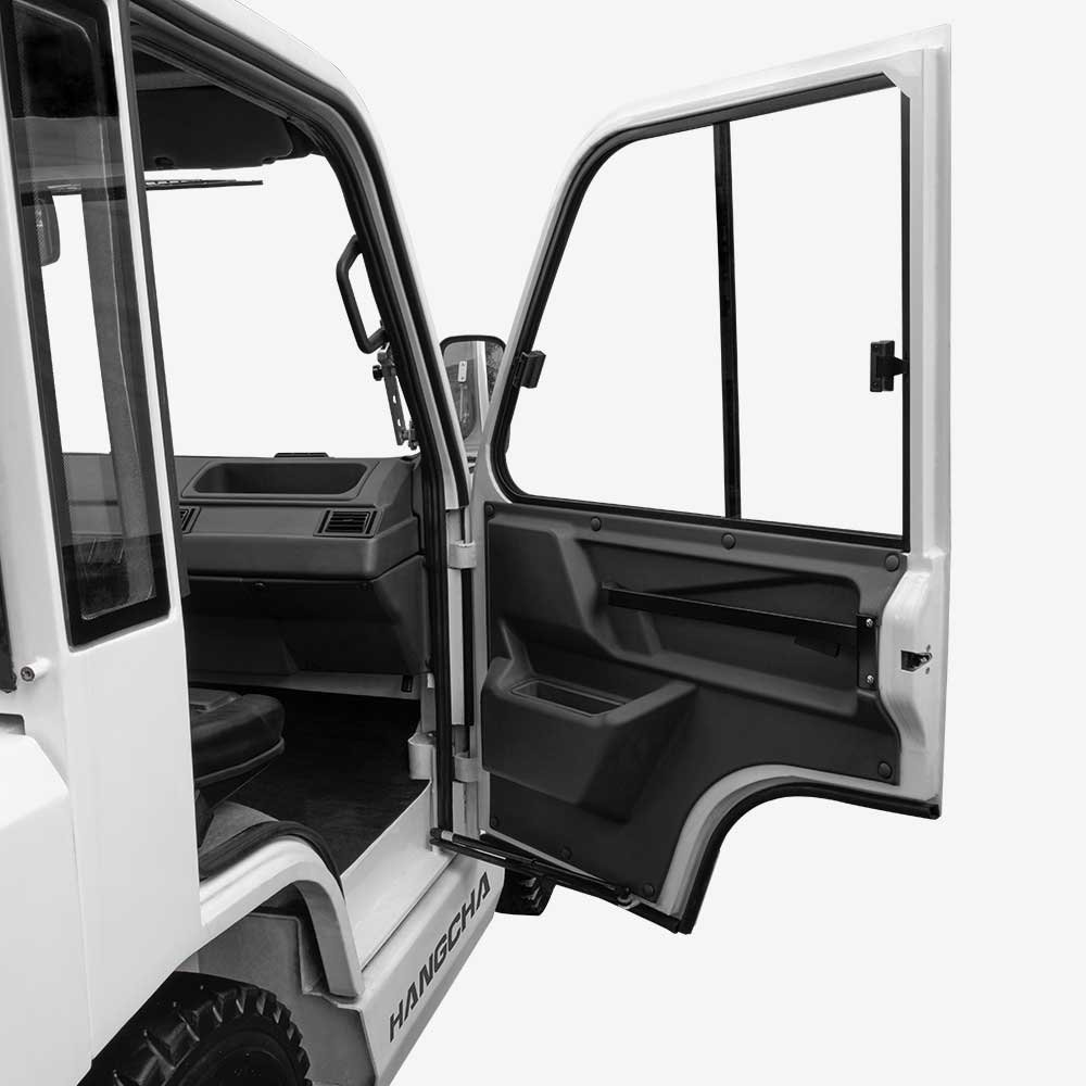 HC Forklift X Series Electric Tow Tractor 20-40t - Sudut Teknis 3