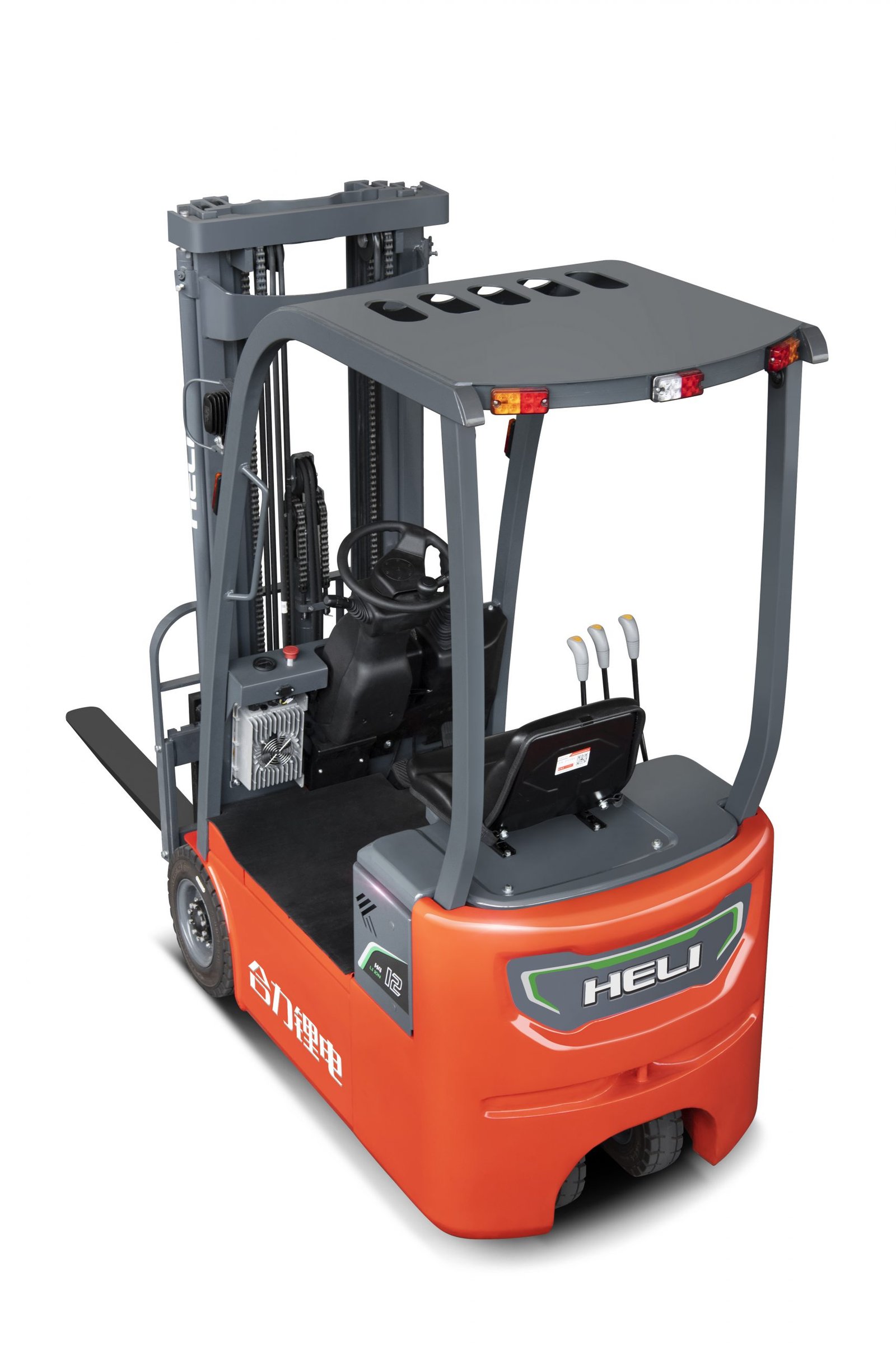 Heli 0.8-1.2t H4 Series Three Wheel Front Drive Electric Forklift - Tampilan 2