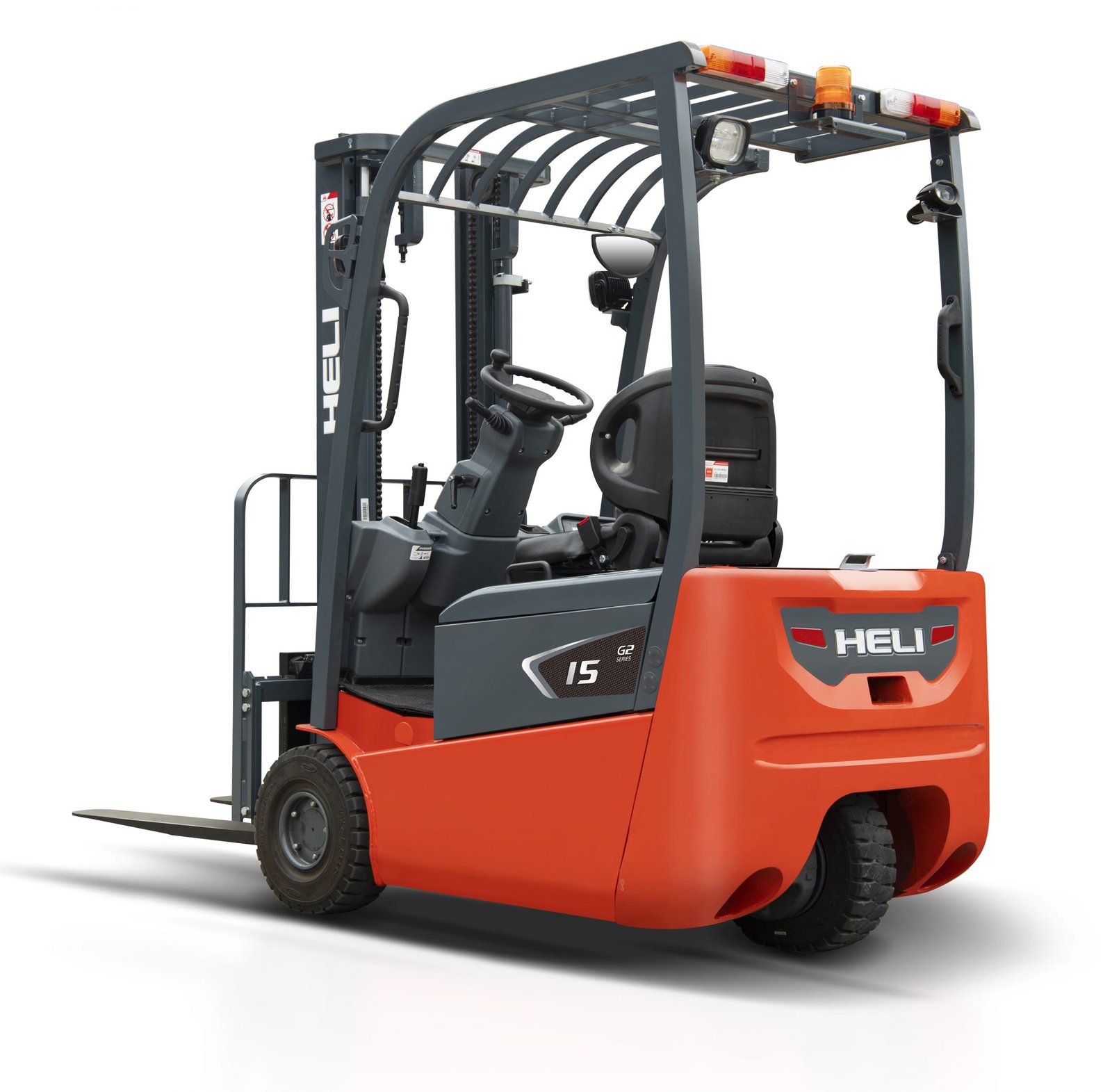 Heli 1.3-1.5t G2 Series Three Wheel Rear Drive Electric Forklift - Tampilan 2