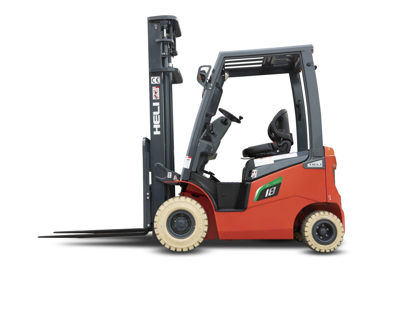 Heli 1.5-3.8t G2 Series Four Wheel  LI-ION Forklift - Tampilan 3
