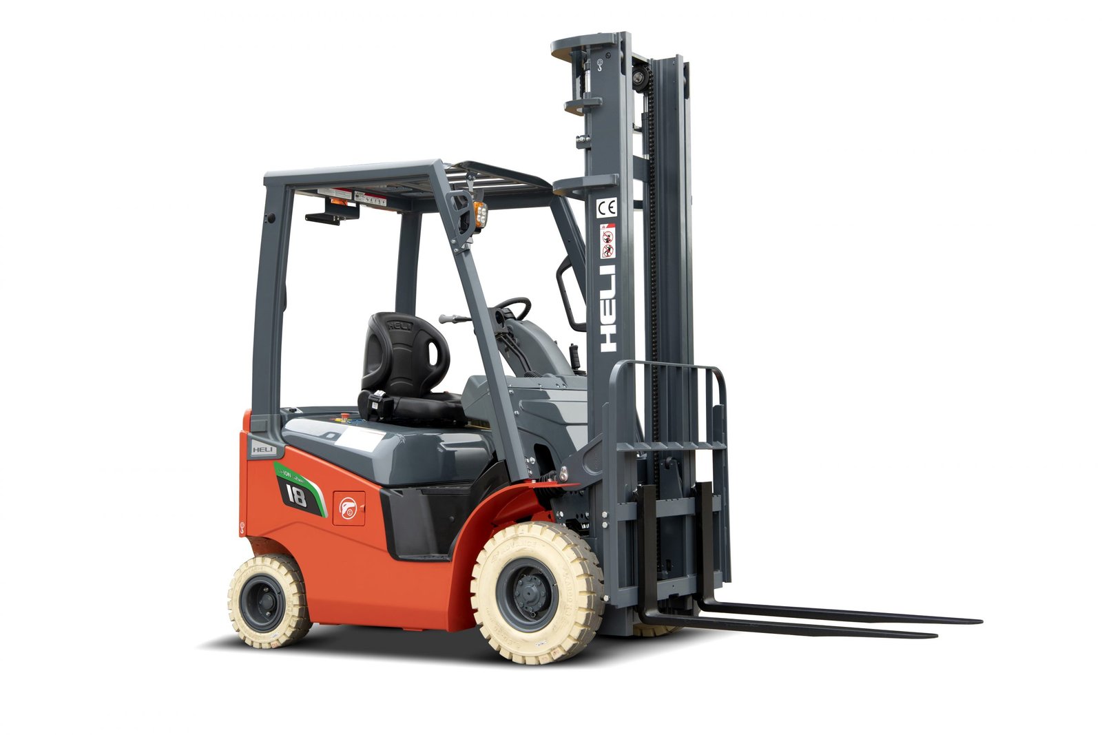 Heli 1.5-3.8t G2 Series Four Wheel  LI-ION Forklift - Tampilan 4