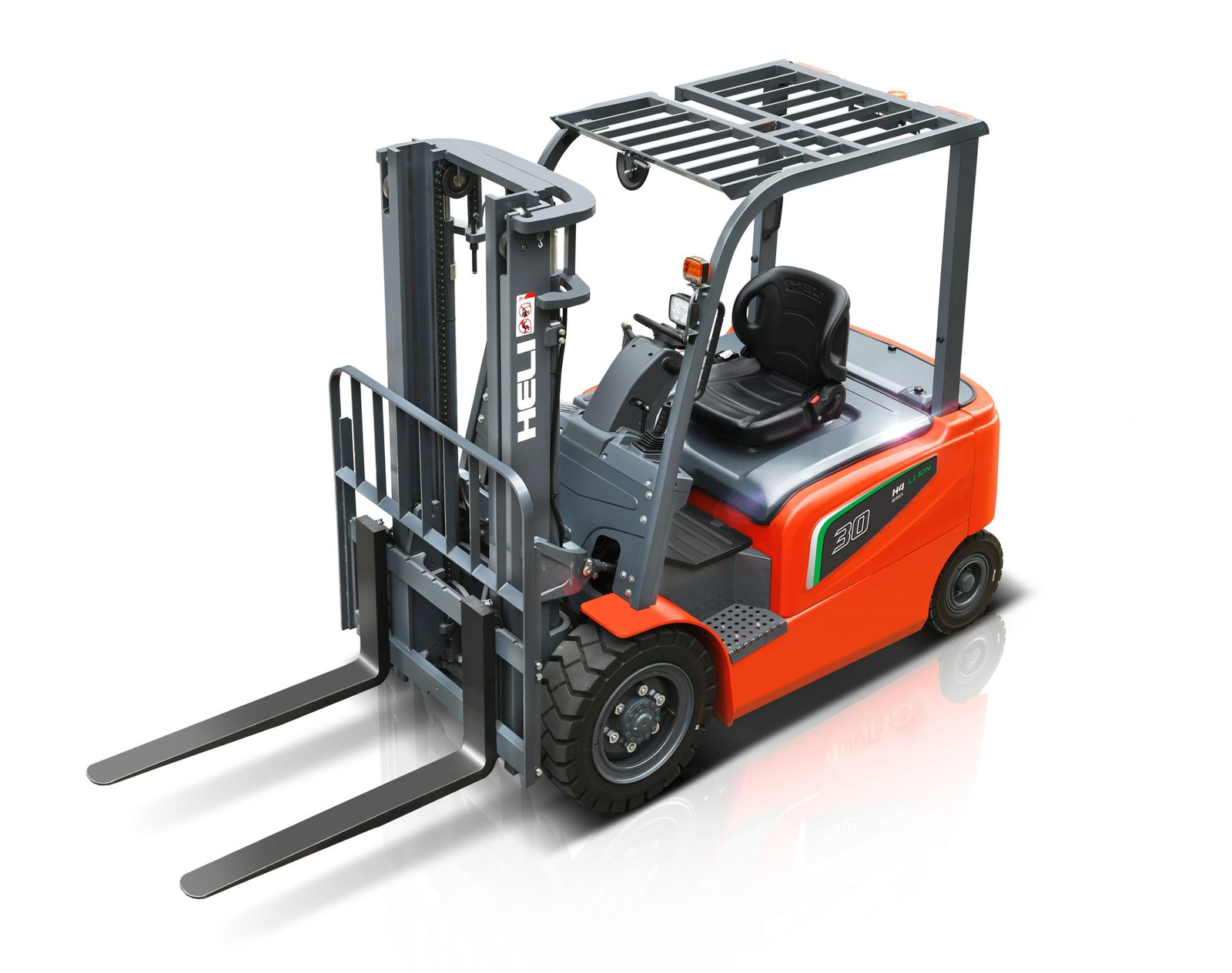 Heli 1.5-3.8t H4 Series Four Wheel  LI-ION Forklift - Tampilan 2