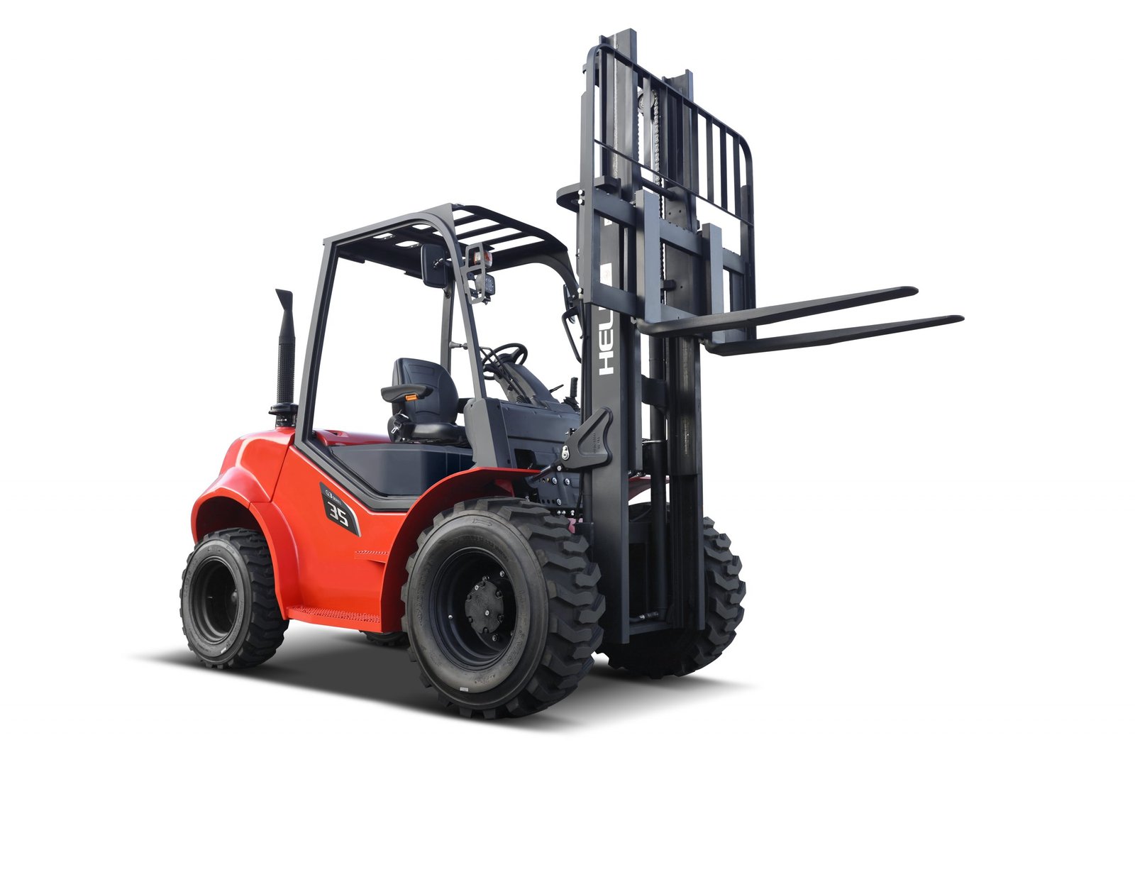 Heli 2-3.5t IC Rough Terrain Forklift - Tampilan 3
