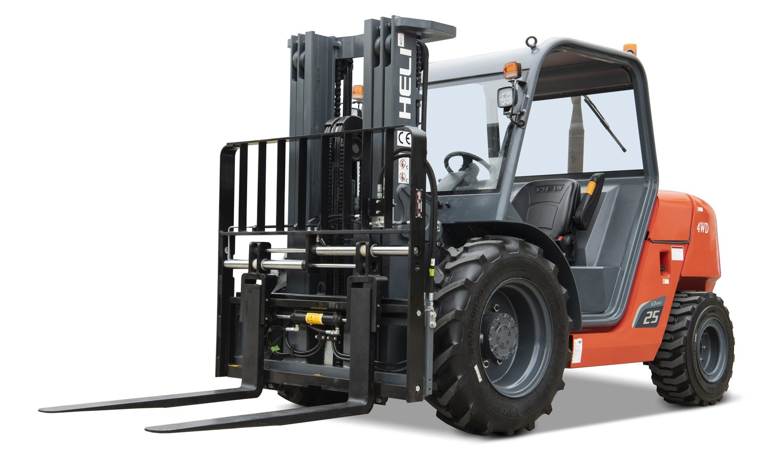 Heli HELI Rough Terrain Forklift - Heli 2.5t Compact Rough Terrain Forklift