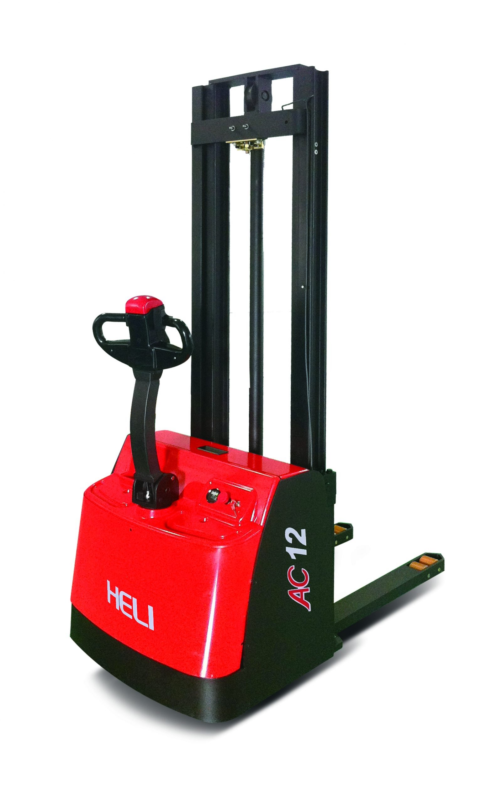Heli 1.2-2t Electric Fork Over Stacker - Tampilan 2