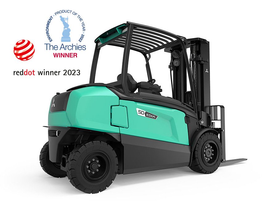 Mitsubishi FB55NH EDiA XL Heavy-Duty 80V Electric Forklift (5.500 kg) - Tampilan 3