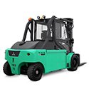 Mitsubishi FB80NH-900 Heavy-Duty Electric Counterbalance Forklift (8.000 kg) - Tampilan 2