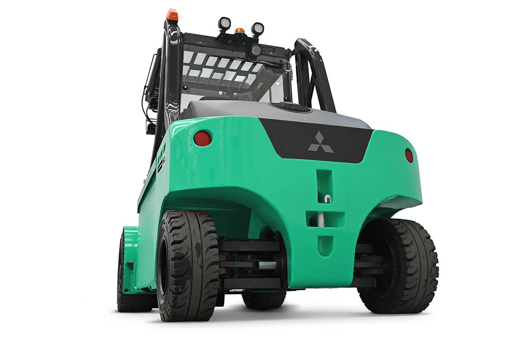 Mitsubishi FB80NH-900 Heavy-Duty Electric Counterbalance Forklift (8.000 kg) - Tampilan 3