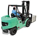 Mitsubishi FD50N3 GRENDiA EX Heavy-Duty Diesel Forklift (5.000 kg) - Tampilan 2