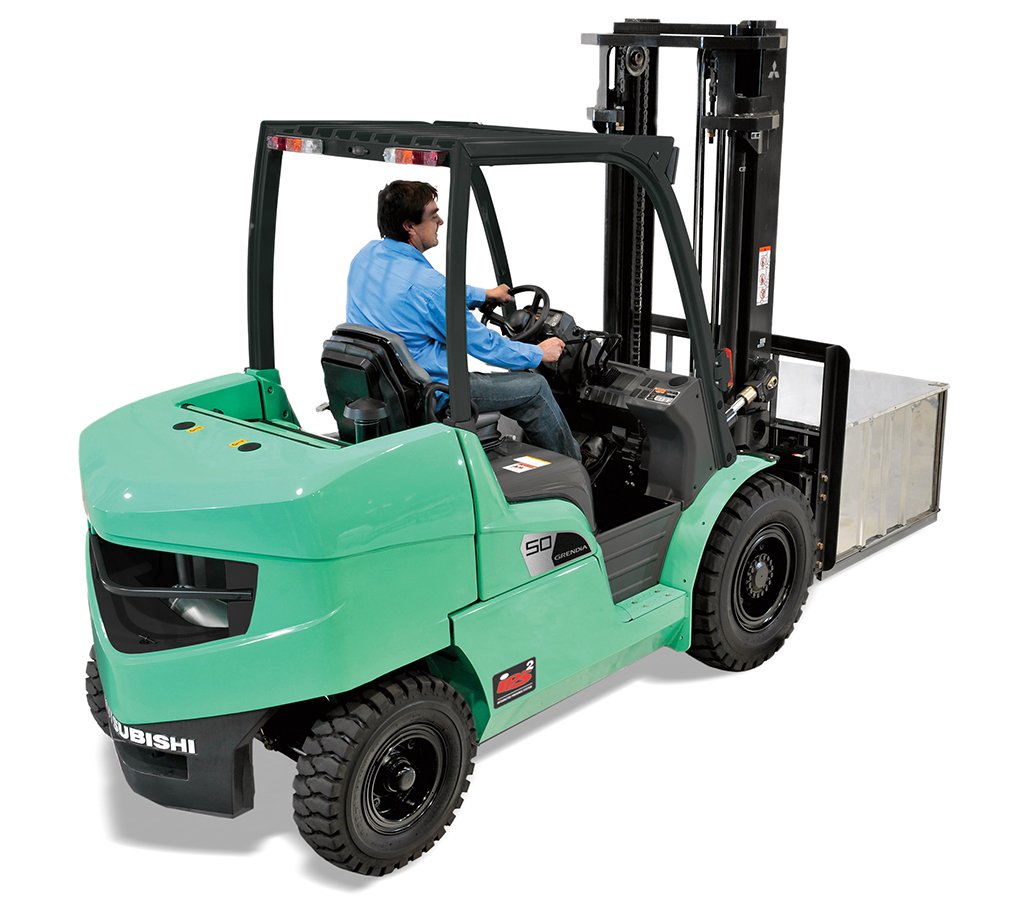 Mitsubishi FD50N3 GRENDiA EX Heavy-Duty Diesel Forklift (5.000 kg) - Tampilan 3