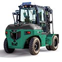 Mitsubishi FD100N3 TREXiA ES Heavy-Duty Diesel Forklift (10.000 kg) - Tampilan 2