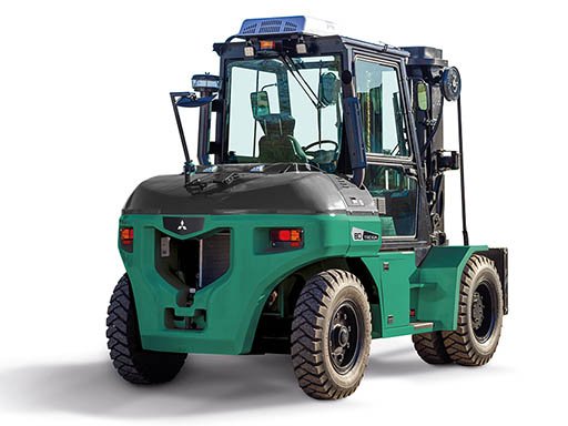 Mitsubishi FD100N3 TREXiA ES Heavy-Duty Diesel Forklift (10.000 kg) - Tampilan 4