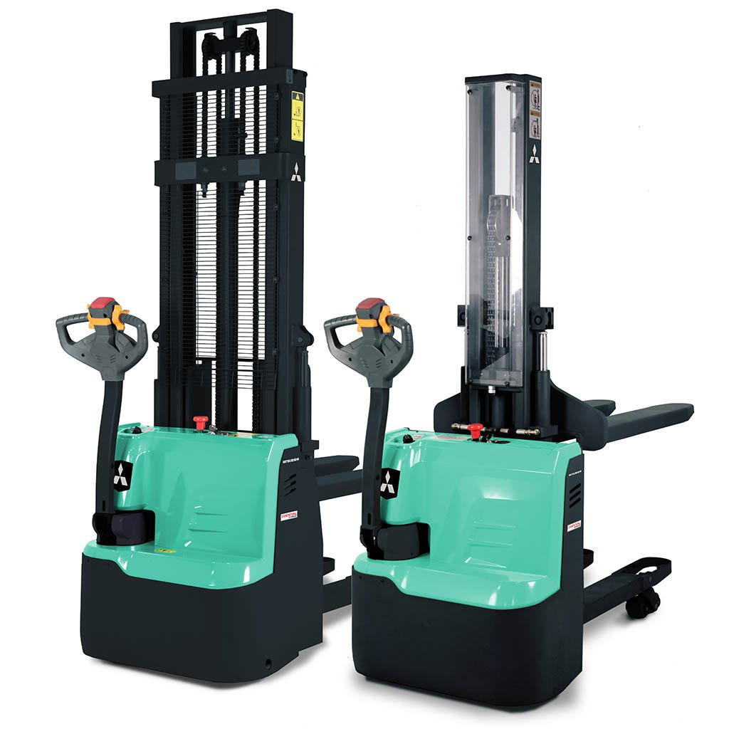 Mitsubishi SBP12QLMI ESSENTiAL Range Li-Ion Pedestrian Stacker (1.200 kg) - Tampilan 2