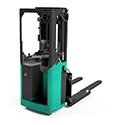 Mitsubishi SBR12N2TF AXiA XL Stand-In Telescopic Fork Stacker (1.200 kg) - Tampilan 2