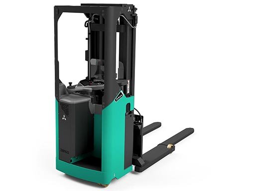 Mitsubishi SBR12N2TF AXiA XL Stand-In Telescopic Fork Stacker (1.200 kg) - Tampilan 4