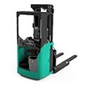 Mitsubishi SBS12N2TF AXiA XL Sit-On Telescopic Fork Stacker (1.200 kg) - Tampilan 2