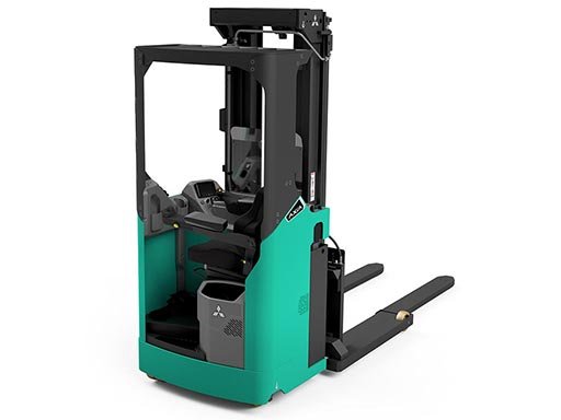 Mitsubishi SBS12N2TF AXiA XL Sit-On Telescopic Fork Stacker (1.200 kg) - Tampilan 4
