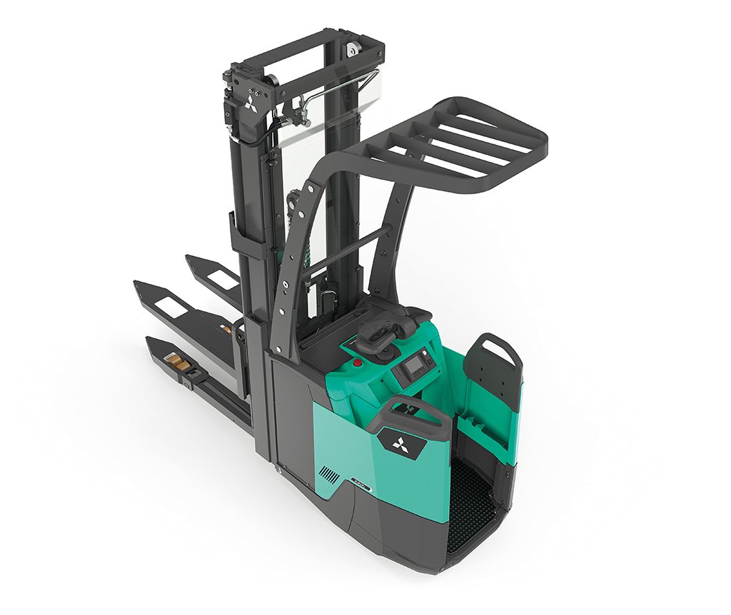 Mitsubishi SBF16N3IS AXiA EM Platform Pallet Stacker (1.600 kg) - Tampilan 3