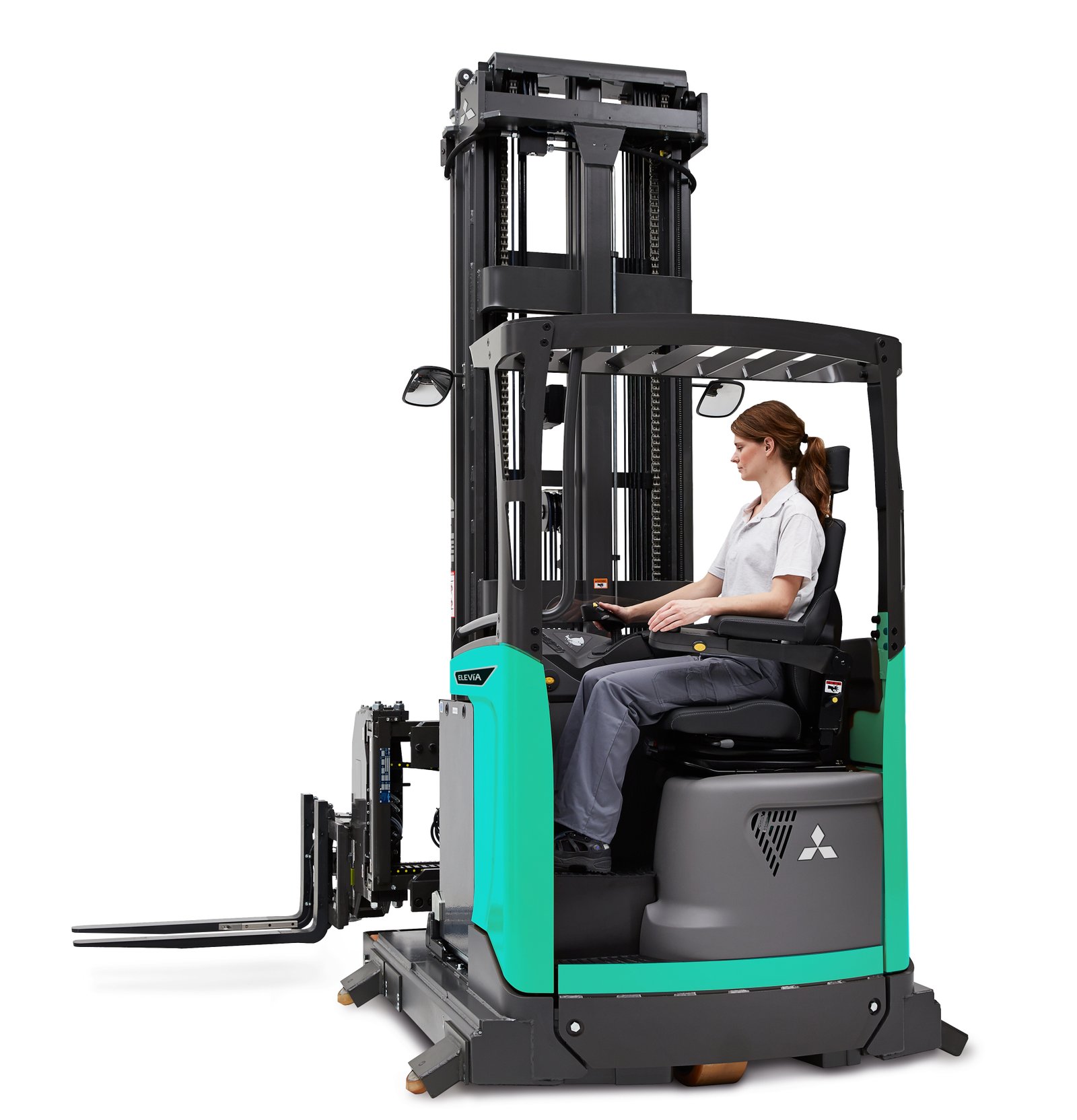 Mitsubishi THD15N3 ELEViA ES Man-Down VNA Turret Truck (1.500 kg) - Tampilan 4