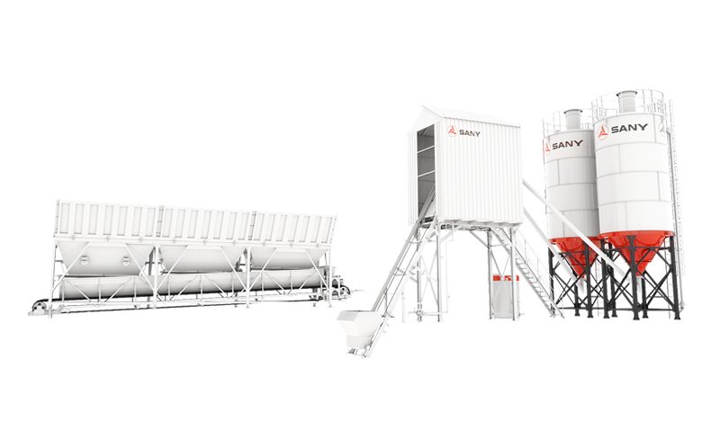 Sany Sany Concrete Machinery - HZS60G Concrete Batching Plant