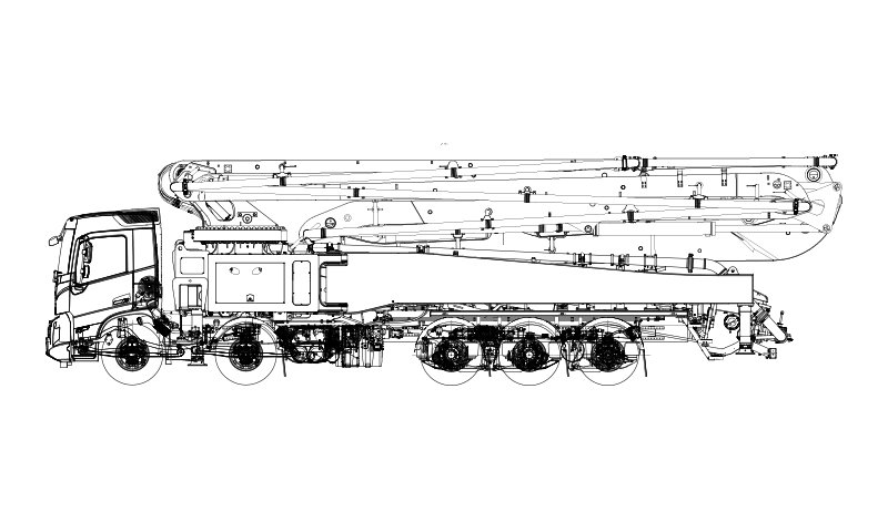 Sany Sany Concrete Machinery - SYG5450THB 560C-10(SZ-RU) Truck-mounted Concrete Pump