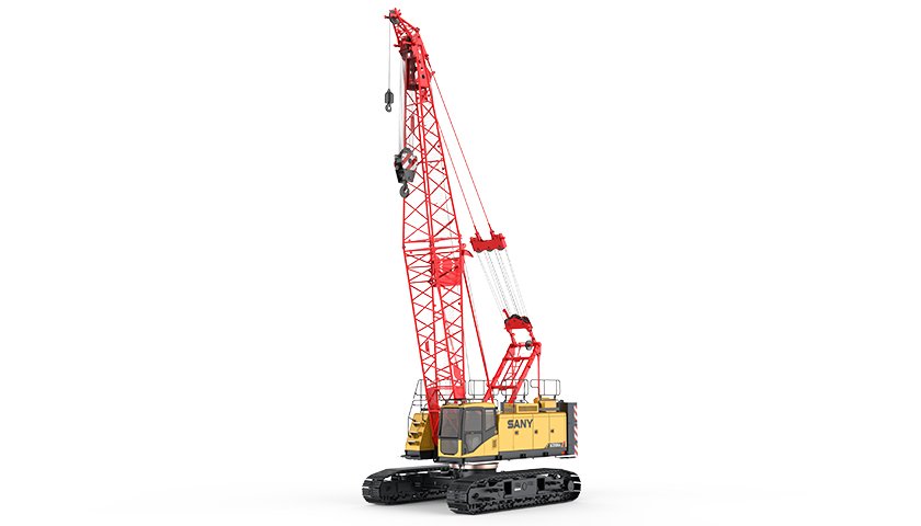 Sany Sany Crane - SCE600A three-bar track pad 60t Lattice Boom Crawler Crane