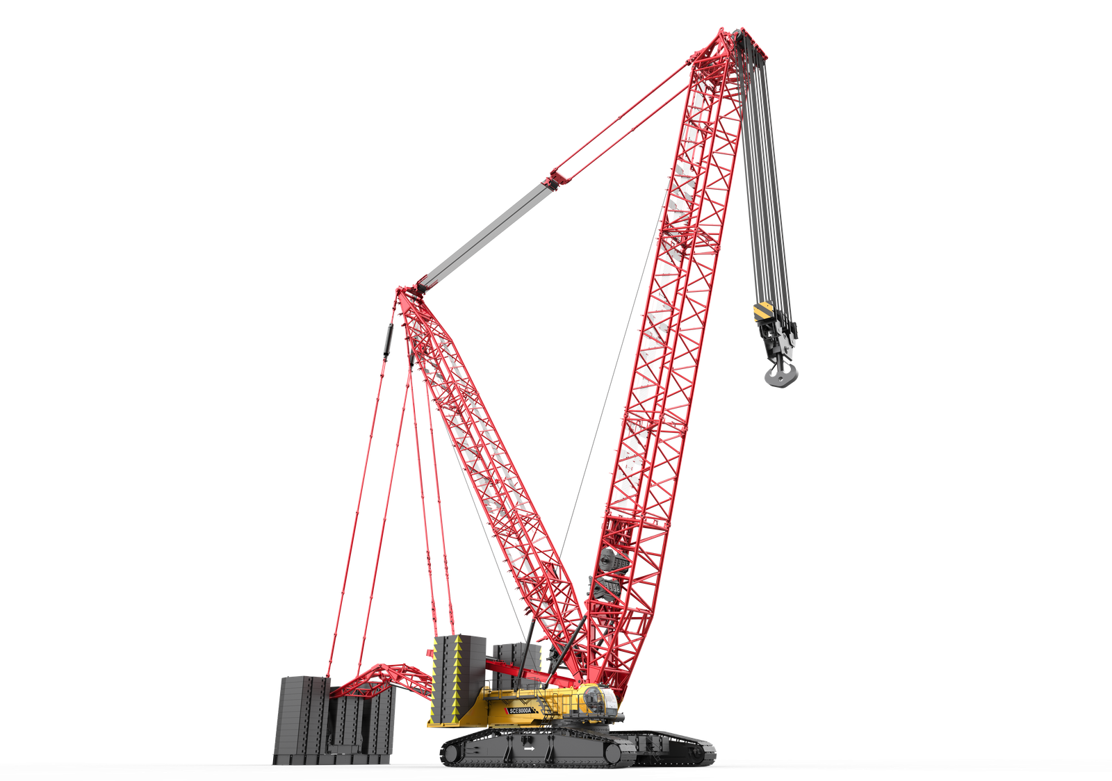 Sany Sany Crane - SCE8000A 800t Lattice Boom Crawler Crane