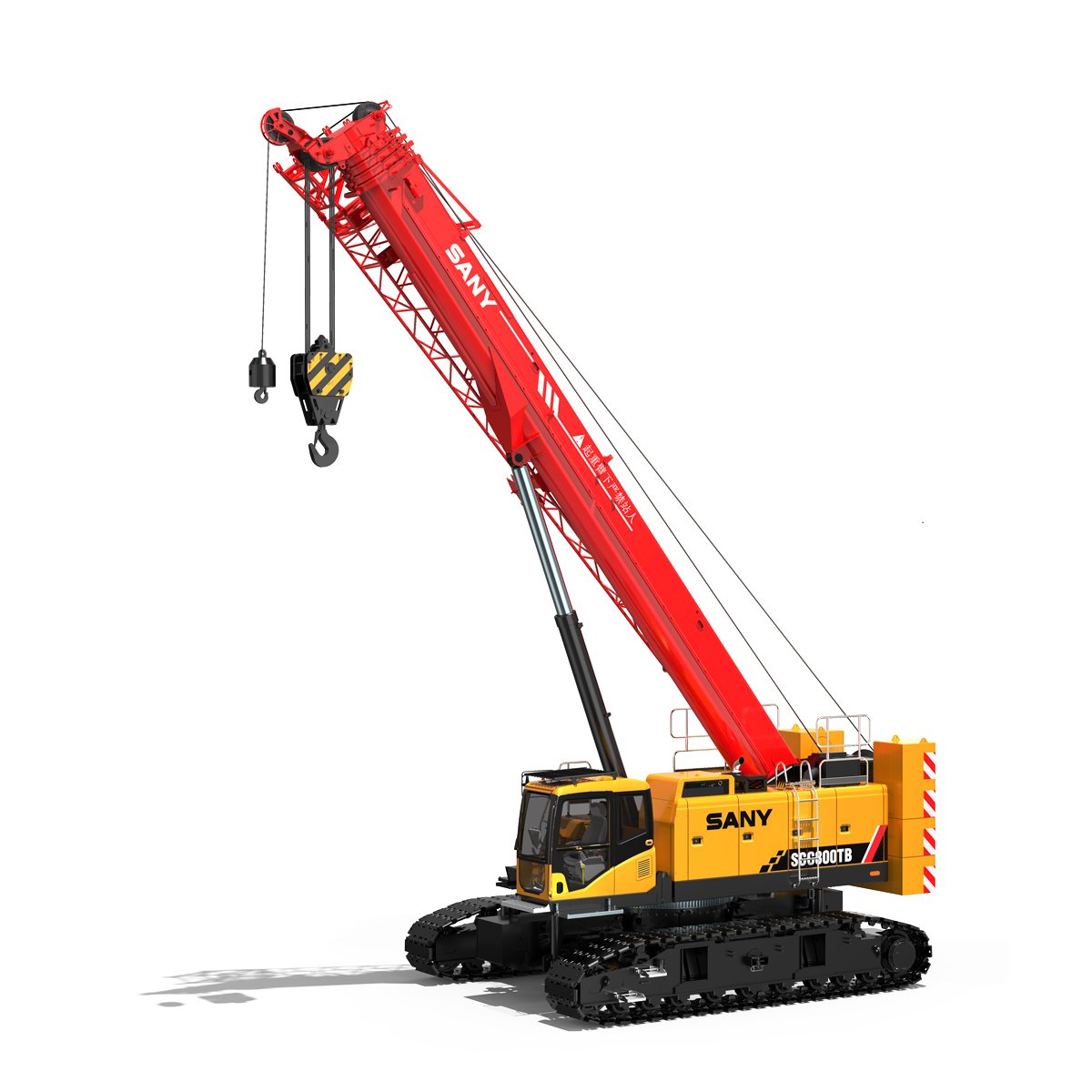 Sany Sany Crane - SCE800TB 80t Telescopic Boom Crawler Crane