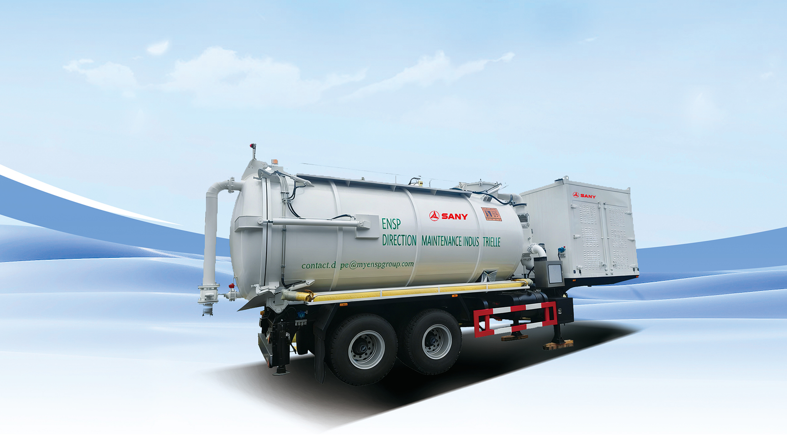 Sany Sany Petroleum Equipment - SYR9350GFLA1（XST15） Pneumatic Sand Removal Trailer