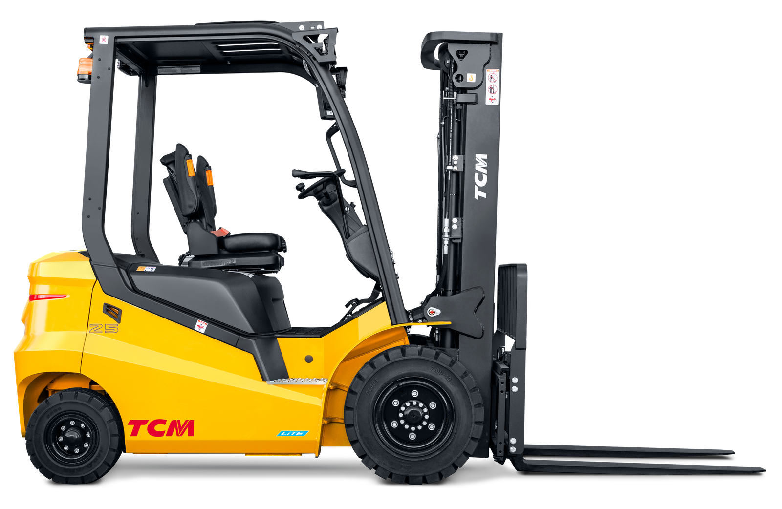 TCM FB25L-Q1 LiTE 4-Wheel Lithium-Ion Counterbalance Forklift (2.500 kg)