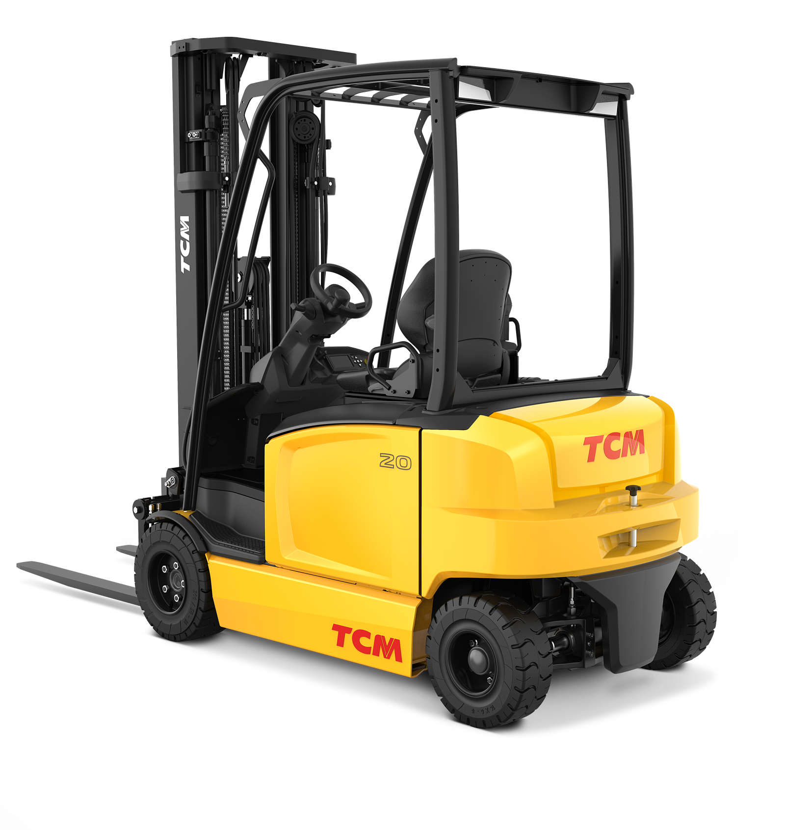 TCM FB16-E4 4-Wheel Electric Counterbalance Forklift (1.600 kg) Indonesia