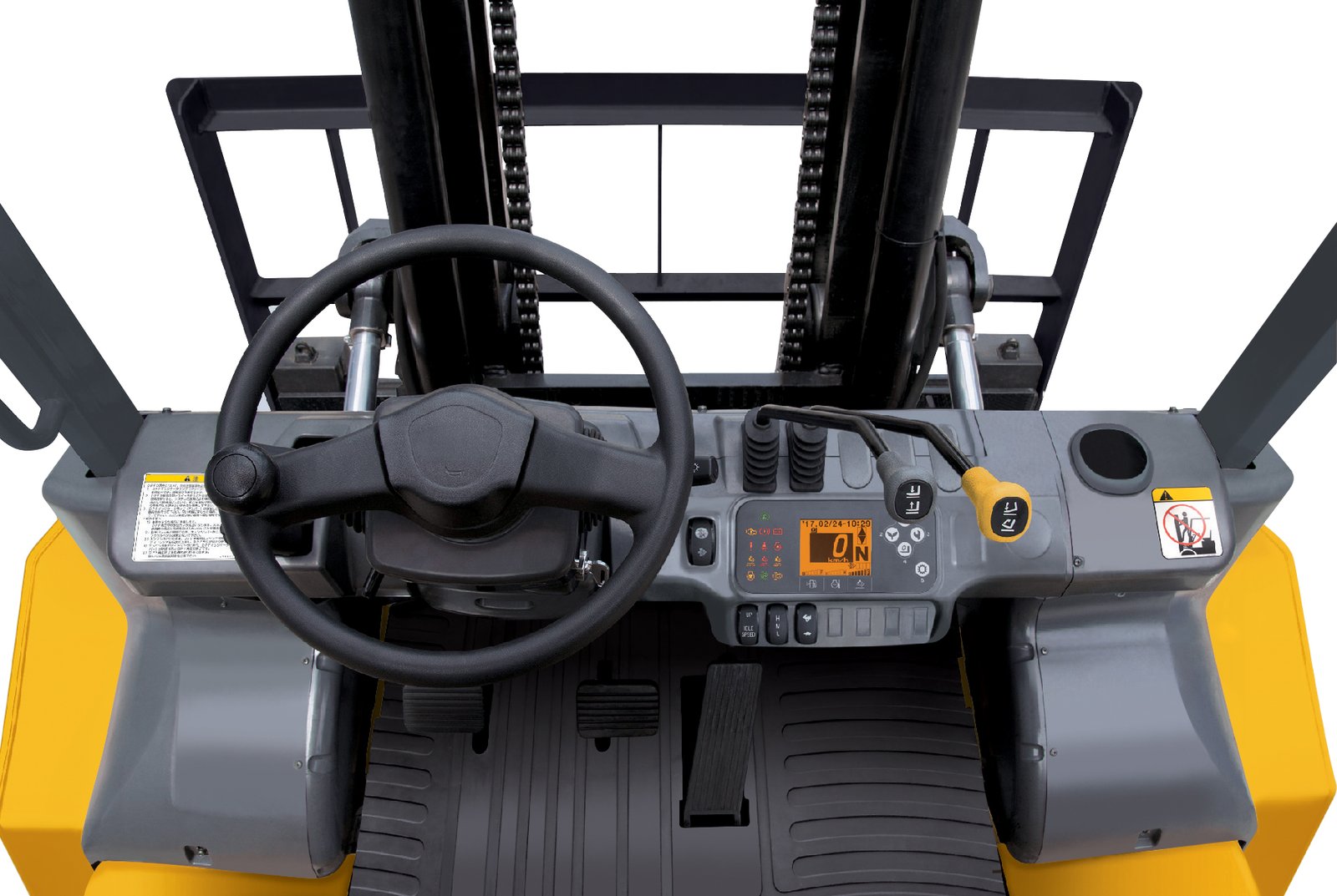 TCM FD70-5 High-Capacity Heavy-Duty Diesel Counterbalance Forklift (7.000 kg) - Tampilan 3
