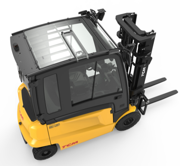 TCM FHB50C-E1 80V Heavy-Duty 4-Wheel Electric Counterbalance Forklift (4.990 kg) - Tampilan 9