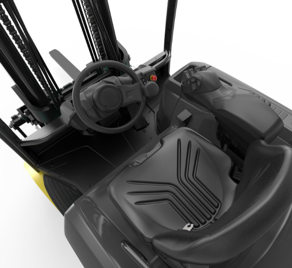 TCM FHB35L-F2 80V 4-Wheel Electric Counterbalance Forklift (Long Wheelbase) (3.500 kg) - Tampilan 9