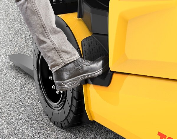 TCM FHB50C-E1 80V Heavy-Duty 4-Wheel Electric Counterbalance Forklift (4.990 kg) - Tampilan 6